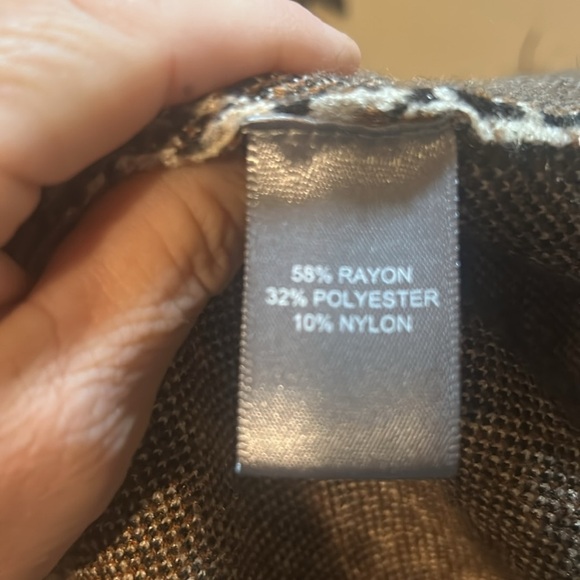 NWT Marled Double Breasted Plaid Blazer Size Medium - Picture 8 of 8